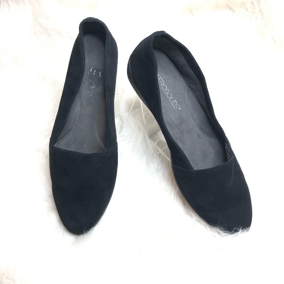 comfy flat black shoes